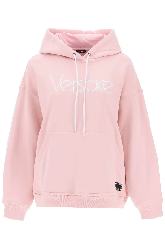 Hoodie With 1978 Re-edition Logo - Pink Hoodie with Belted Waist Structured Tailored Hoodie With 1978 Re-edition Logo - Pink Hoodie with Belted Waist Structured Tailored