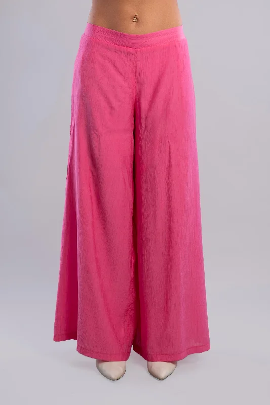 Lined High Waisted Wide-leg Pants - Allura Casual Track Pants