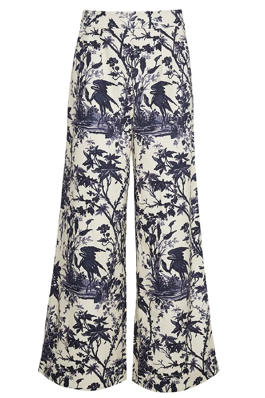Josephine Pant - Heron Navy Chic Slim Fit Pants