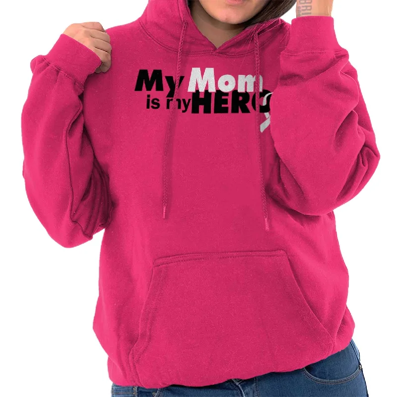My Mom Is My Hero Hoodie Hoodie with Rhinestones Sparkly Elegant
