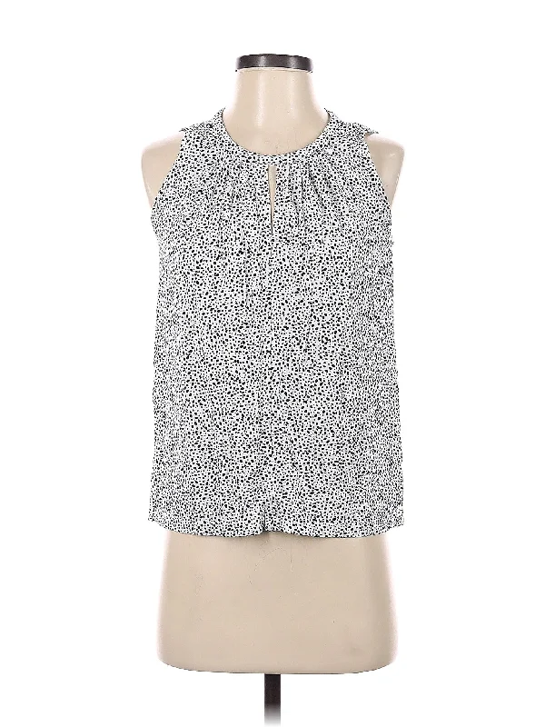 Sleeveless Blouse Soft Knit Blouse