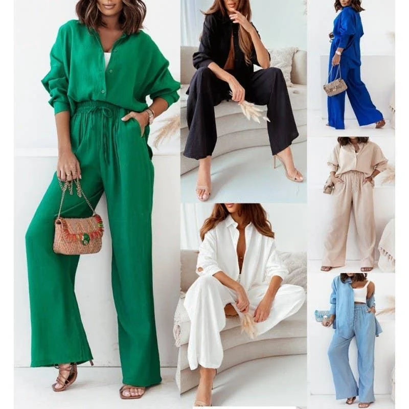 Ladies Solid Color Top & Pant Daily Set 788 Cozy Maternity Pants