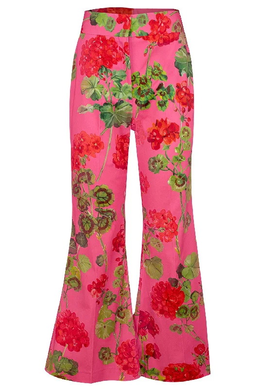 Zip Front Pant Comfy Cargo Trousers
