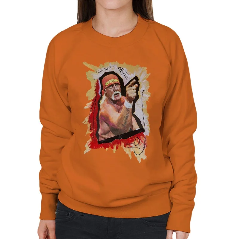 Sidney Maurer Original Portrait Of Hulk Hogan Women's Sweatshirt Graphic Hoodie Design Print Sidney Maurer Original Portrait Of Hulk Hogan Women's Sweatshirt Graphic Hoodie Design Print