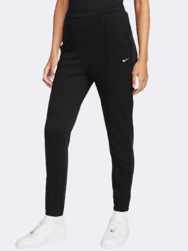 Nike Sportswear Chill Terry Women Lifestyle Pant Black/Sail Relaxed Lounge Trousers