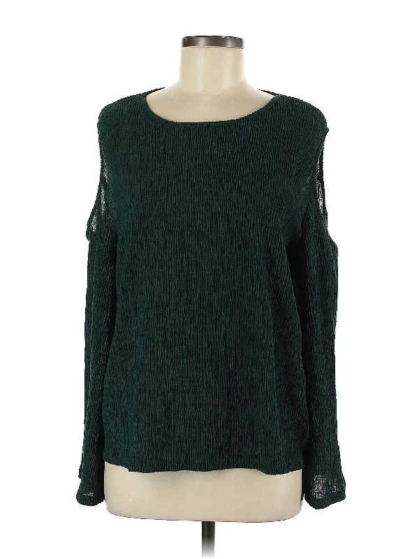 Long Sleeve Blouse Silky Tunic Blouse