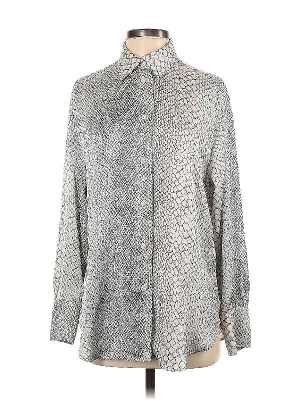 Long Sleeve Blouse Delicate Bow Blouse
