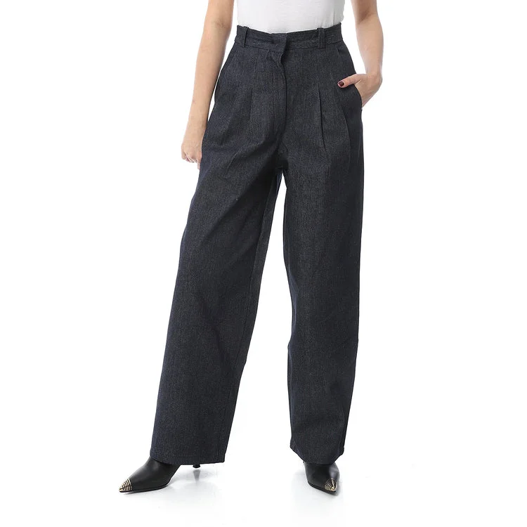 Tailored Cut Straight Wild Pants - Mr Joe Cozy Maternity Pants