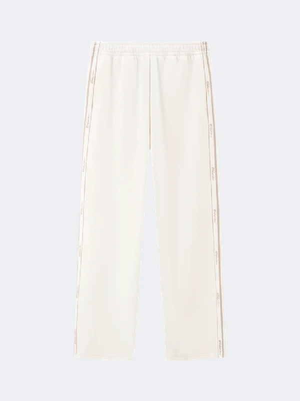 Erke Knitted Women Lifestyle Pant Glacier White Fashionable Jogger Pants