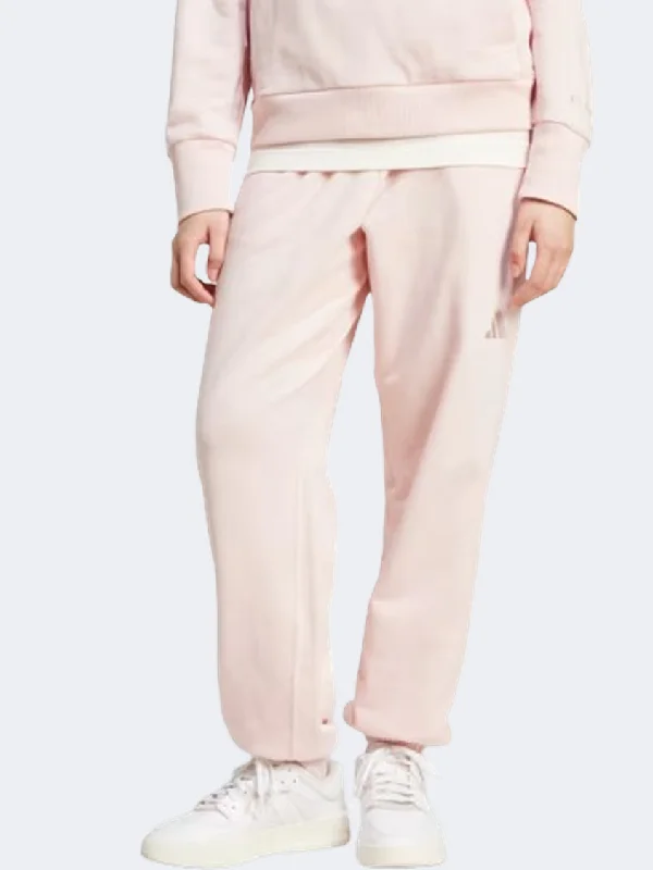 Adidas All Szn Women Sportswear Pant Sandy Pink Soft Stretch Pants