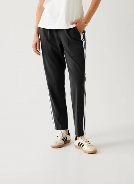 Bobbie Pants | Black/Double Relaxed High-Waist Trousers