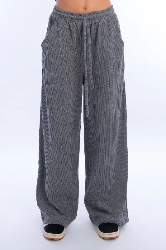 Ribbed Comfy Pants - Marwa Elezaby Casual Yoga Pants