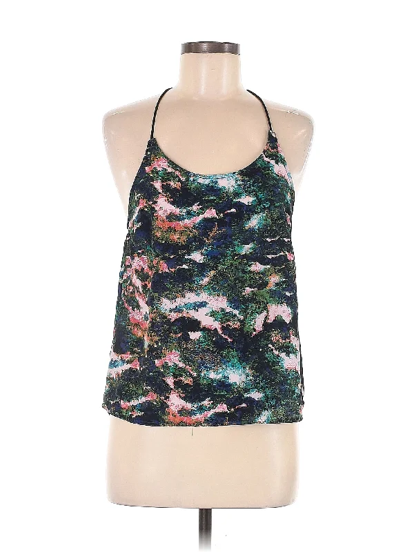 Sleeveless Blouse Chic Wrap Blouse
