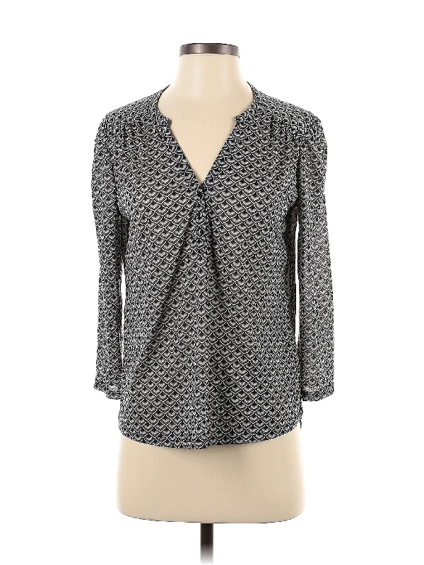 Long Sleeve Blouse Soft Knit Blouse