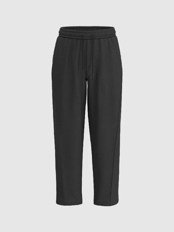 Loose Carrot Fit Pants Classic Straight-Leg Pants