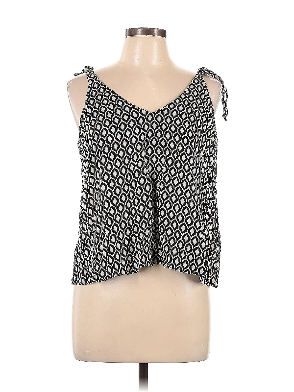 Sleeveless Blouse Classic White Blouse