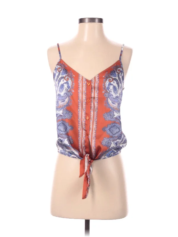 Sleeveless Blouse Elegant Lace Blouse