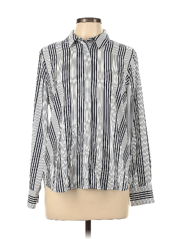 Long Sleeve Blouse Frilled Cuff Blouse