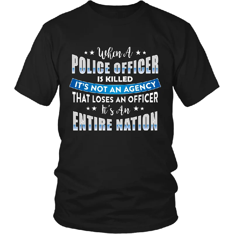 Keep Our Officers Safe  Shirts & Hoodies Hoodie with Batwing Sleeves Loose Dramatic