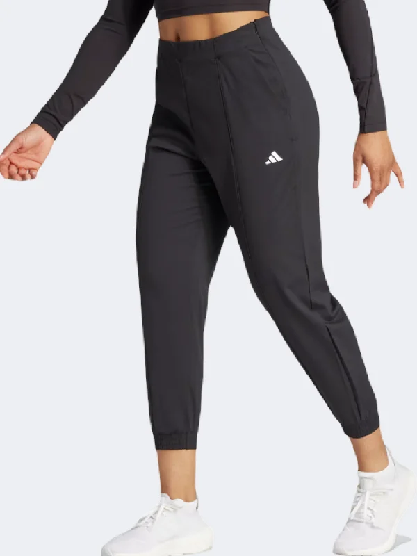 Adidas Essential Minimal Branding Women Training Pant Black/White Fashionable Track Pants
