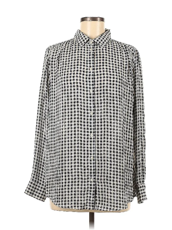 Long Sleeve Blouse Lightweight Floral Blouse