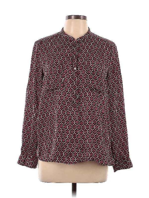 Long Sleeve Blouse Gathered Detail Blouse