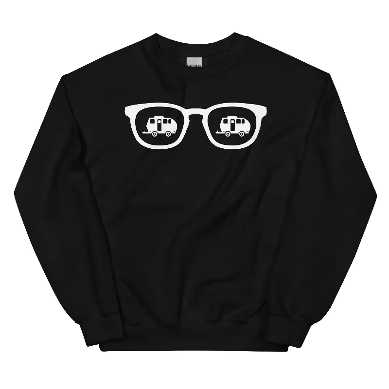 Sonnenbrille und Camping 2 - Sweatshirt (Unisex) Hoodie with Drop Shoulder Relaxed Streetwear Sonnenbrille und Camping 2 - Sweatshirt (Unisex) Hoodie with Drop Shoulder Relaxed Streetwear