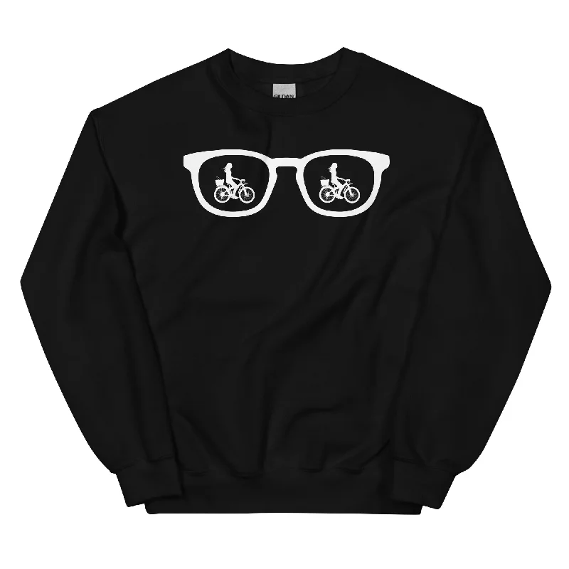 Sonnenbrille und Radfahren 2 - Sweatshirt (Unisex) Hoodie with High Neck Warm Protective Sonnenbrille und Radfahren 2 - Sweatshirt (Unisex) Hoodie with High Neck Warm Protective