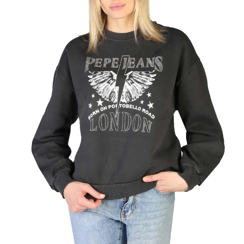 Pepe Jeans Sweatshirts Hoodie with Typography Text Message
