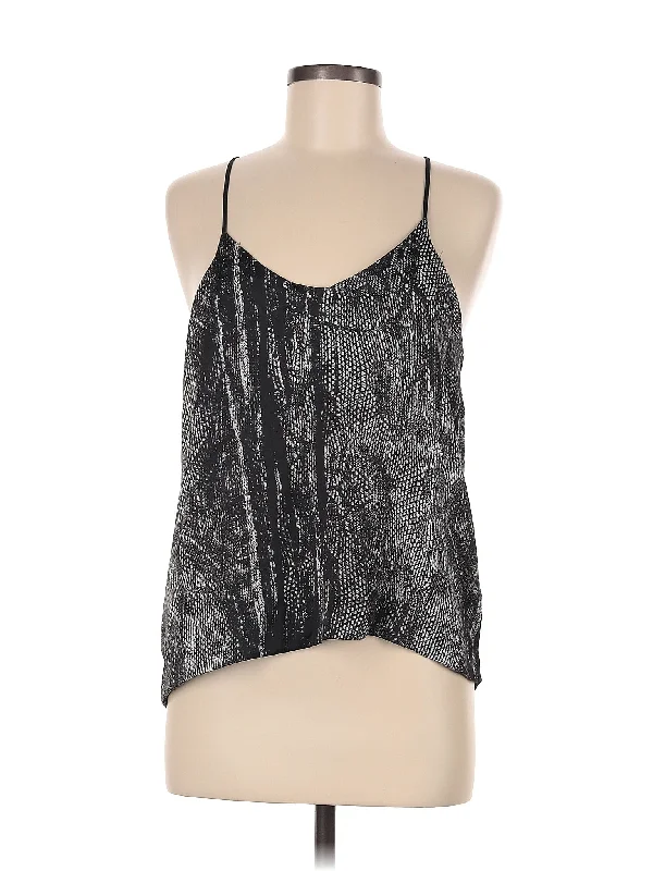 Sleeveless Blouse Chic Wrap Blouse