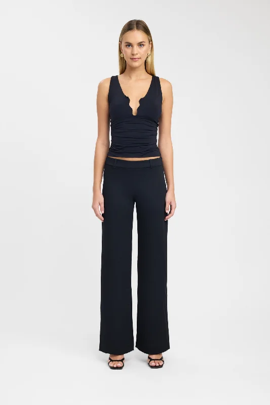 Oyster Core Low Rise Pant Warm Wool Trousers
