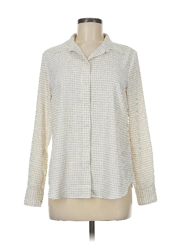 Long Sleeve Blouse Chic Off-Shoulder Blouse