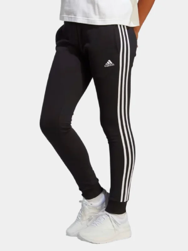 Adidas Essentials Women Sportswear Pant Black/White Trendy Printed Pants
