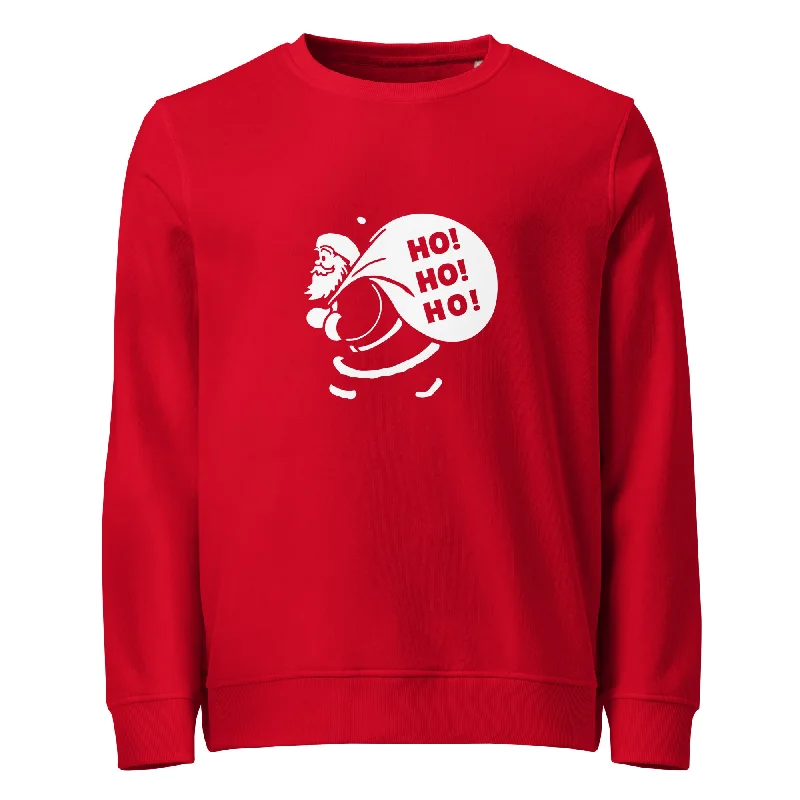 Ho Ho Ho! It's Santa! Graphics Women Organic Sweatshirt Hoodie with Logo Branding Identity Ho Ho Ho! It's Santa! Graphics Women Organic Sweatshirt Hoodie with Logo Branding Identity