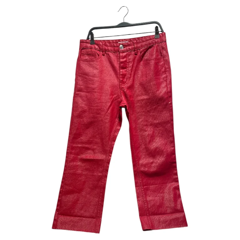VALE/Straight Pants/S/Denim/RED/ Classic Flared Pants