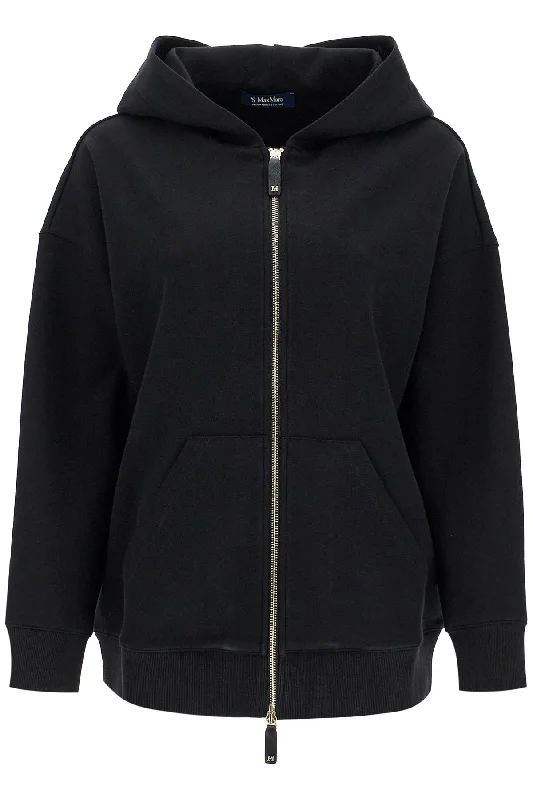 Oversized Hoodie With Double Hood  - Black Hoodie with Embroidery Detailed Premium