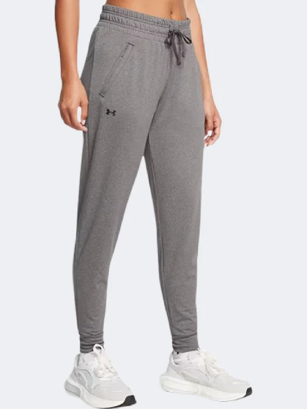 Under Armour Tech Women Training Pant Charcoal/Black Stylish Slim Trousers
