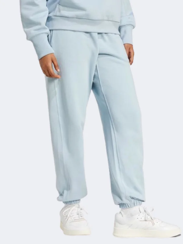 Adidas All Szn French Terry Women Sportswear Pant Wonder Blue Casual Sweatpants Style Adidas All Szn French Terry Women Sportswear Pant Wonder Blue Casual Sweatpants Style