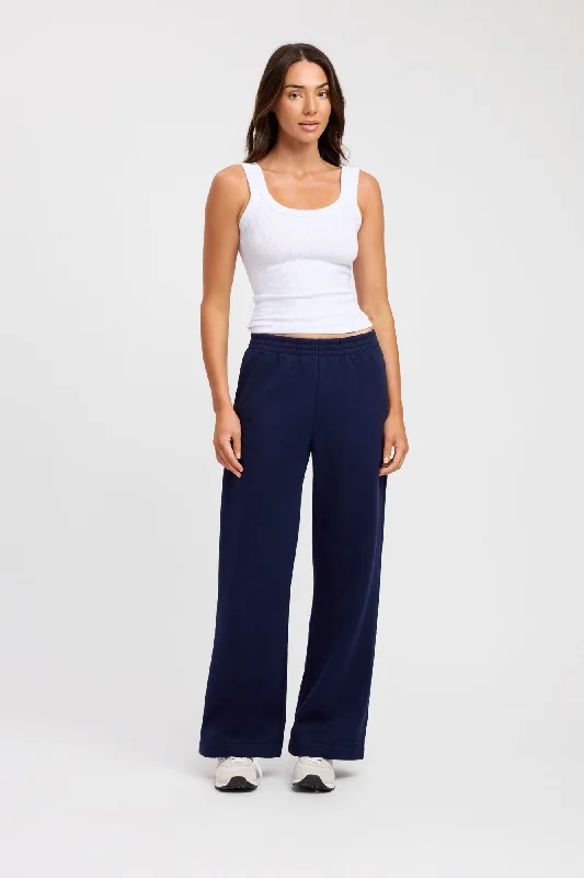 Tate Wide Leg Track Pant Relaxed Fit Trousers