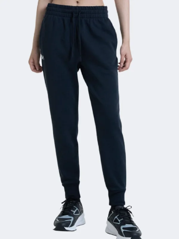 Under Armour Rival Women Lifestyle Pant Black/White Cozy Knit Pants