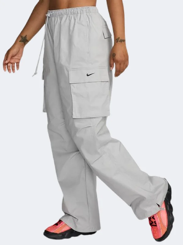 Nike Sportswear Dance Women Lifestyle Pant Smoke Grey/Black Cozy Maternity Pants