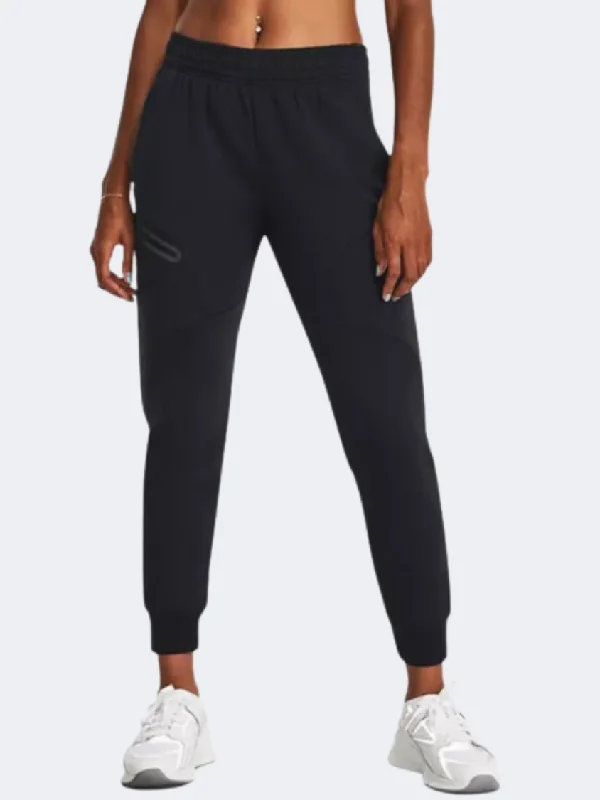 Under Armour Unstoppable Women Lifestyle Pant Black Cozy Full-Length Pants