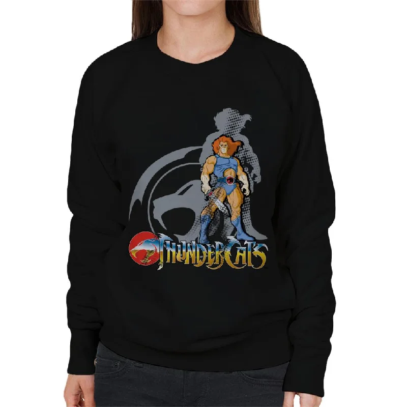 Thundercats Lion O Sword Of Omens Women's Sweatshirt Hoodie with Hem Raw Edge Edgy Unfinished Thundercats Lion O Sword Of Omens Women's Sweatshirt Hoodie with Hem Raw Edge Edgy Unfinished