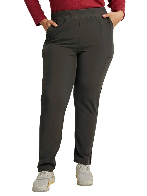 Dickies Riveting Women's Mid Rise Pull-on Scrub Pant | Pewter Cozy Fitted Pants