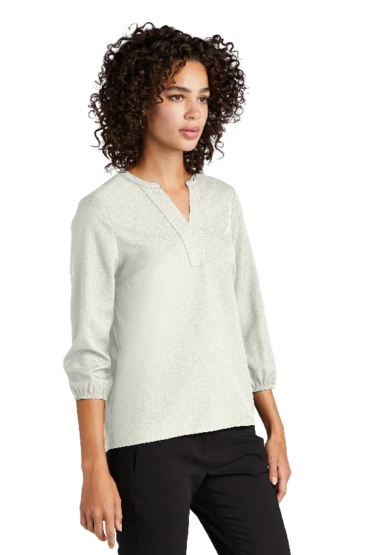 MERCER+METTLE™ Women's Stretch Crepe 3/4-Sleeve Blouse MM2011 Vintage Lace Blouse