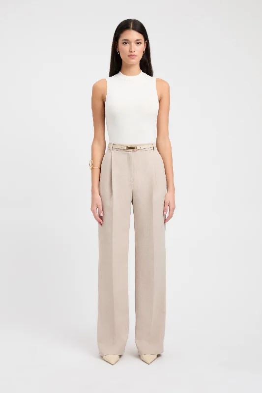 Ariel Pleated Pant Comfortable Fleece Pants