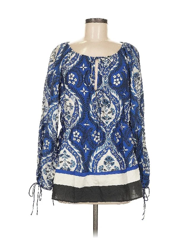 Long Sleeve Blouse Airy Cotton Blouse