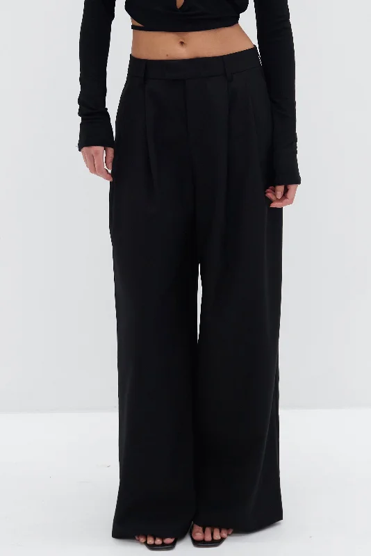 Reagan Pants - Black Stylish Casual Pants