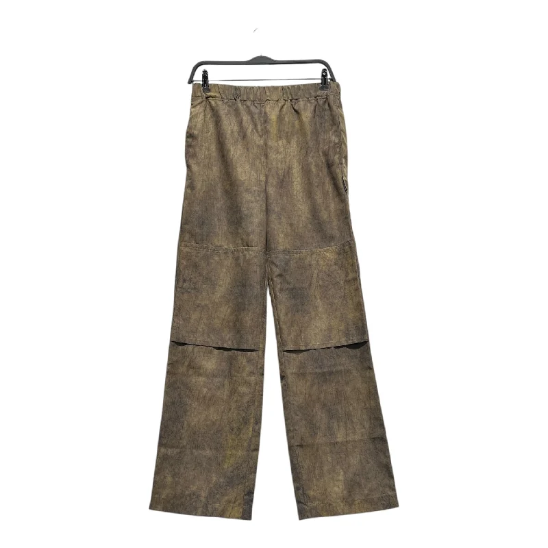 STUSSY/Straight Pants/3/Nylon/GRN/ Elegant Wool Trousers