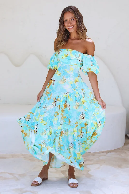 Dive Deeper Maxi Dress Green Stylish Empire Waist Maxi Dress